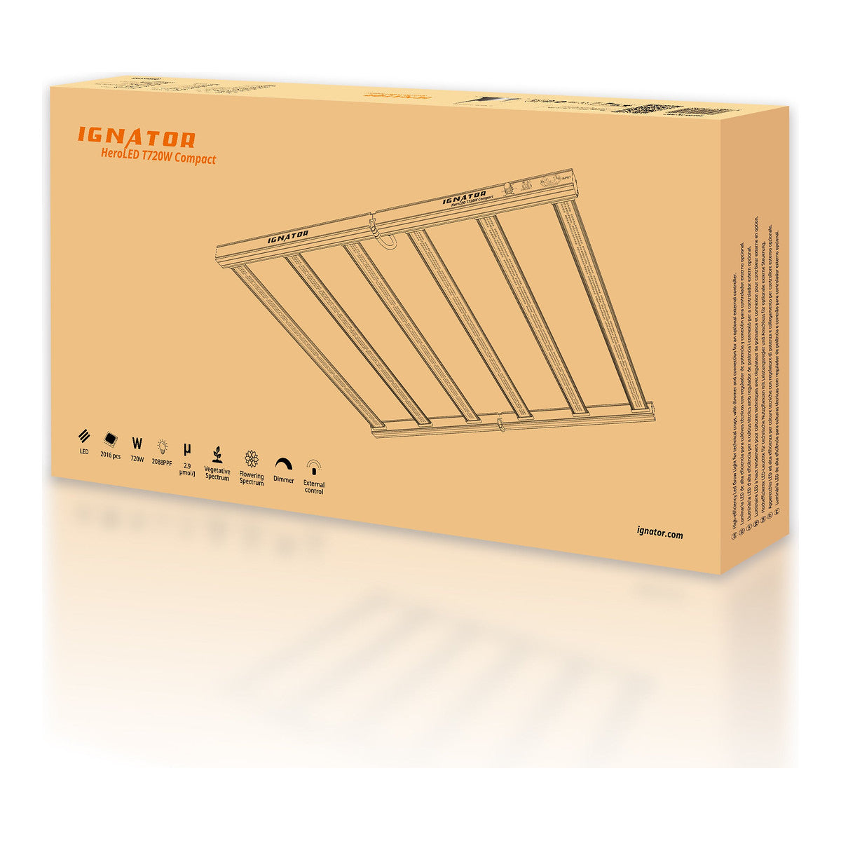 HeroLED T720W IGNATOR Luminaire - Vista 2 | Grow Industry