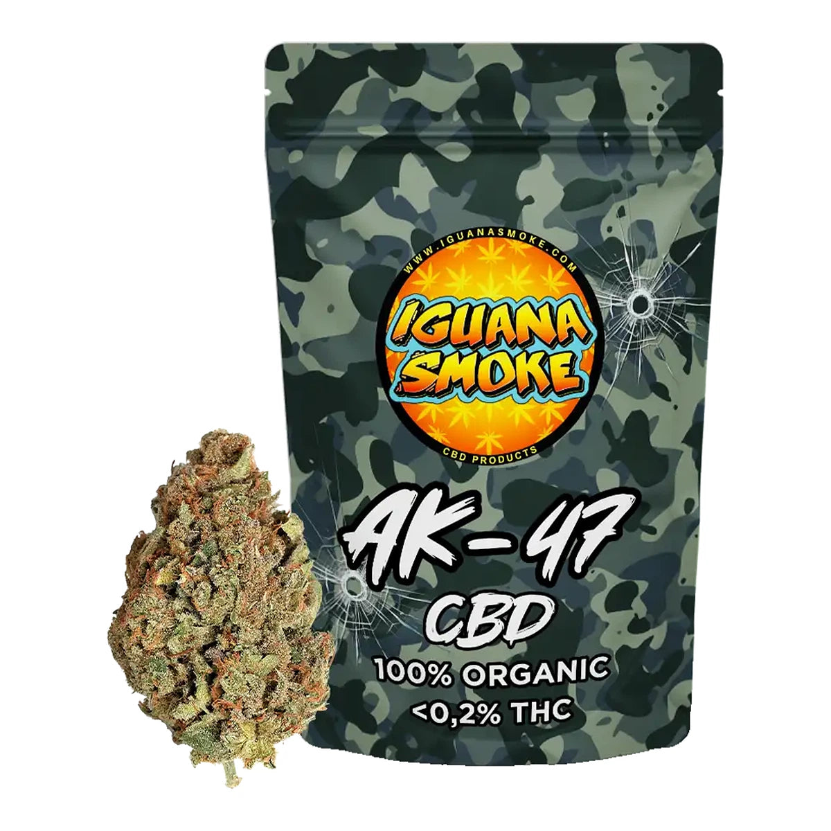 Iguana Smoke Flores CBD, Flores de cáñamo con CBD para consumo legal