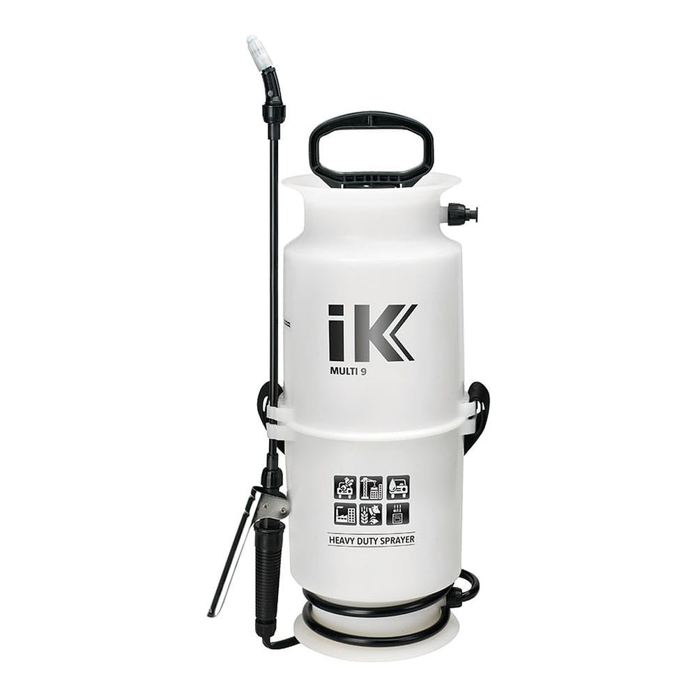 IK Pulverizador Industrial Multi 9 6L, Pulverizador de presión para aplicación de tratamientos