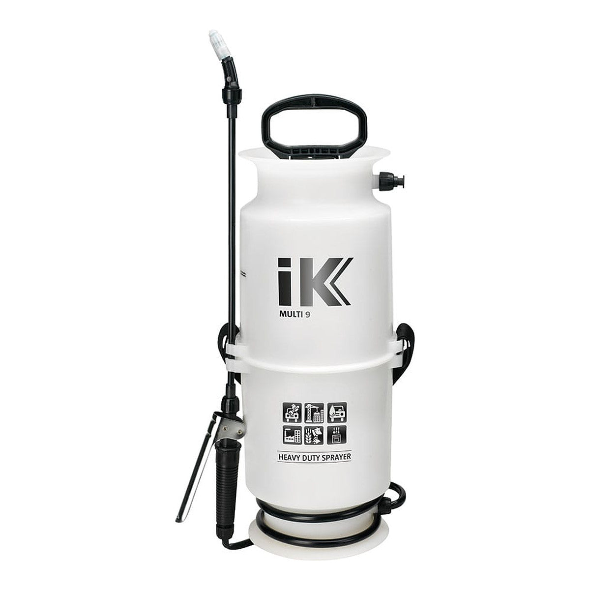 IK Pulverizador Industrial Multi 9 6L, Pulverizador de presión para aplicación de tratamientos