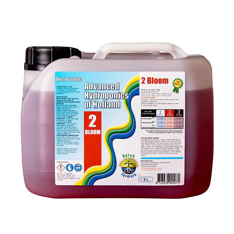 Advanced Hydroponics Dutch Formula Bloom 2 5L