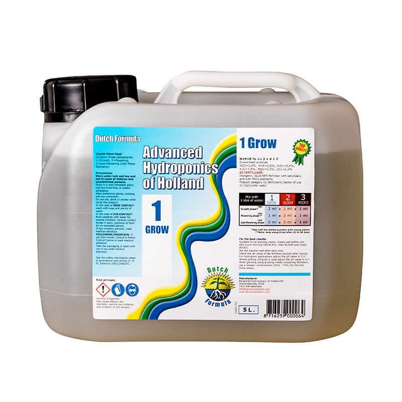 Advanced Hydroponics Dutch Formula Grow 1 5L