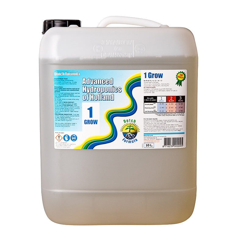 Advanced Hydroponics Dutch Formula Grow 1 10L