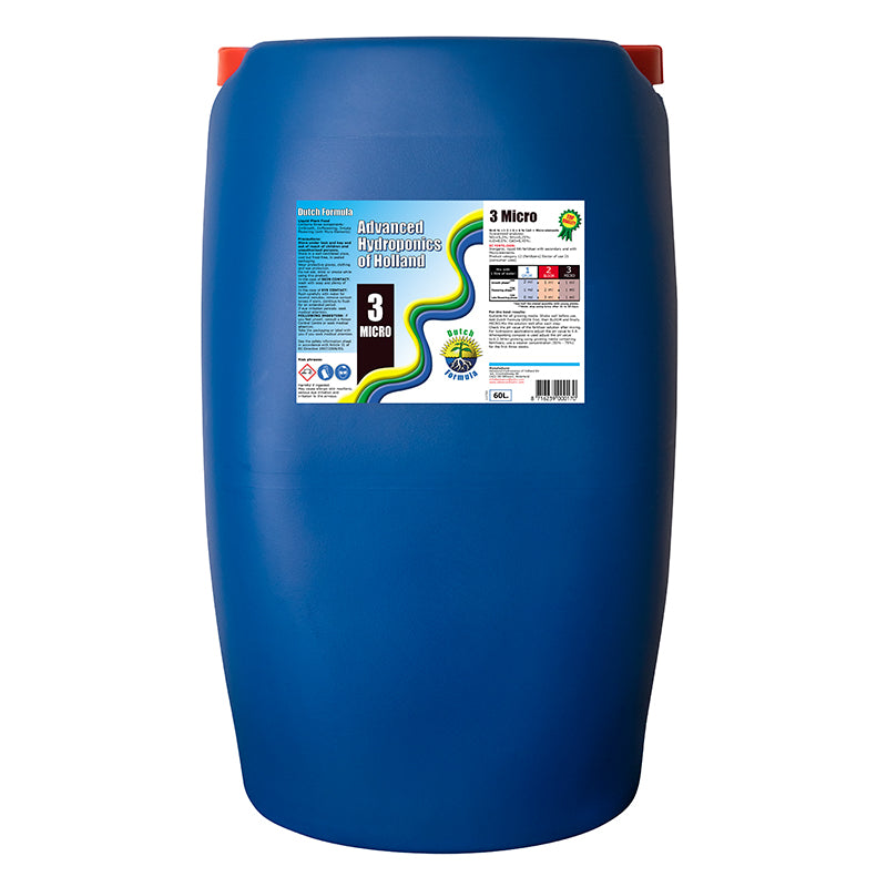 Advanced Hydroponics Dutch Formula Micro 3 60L