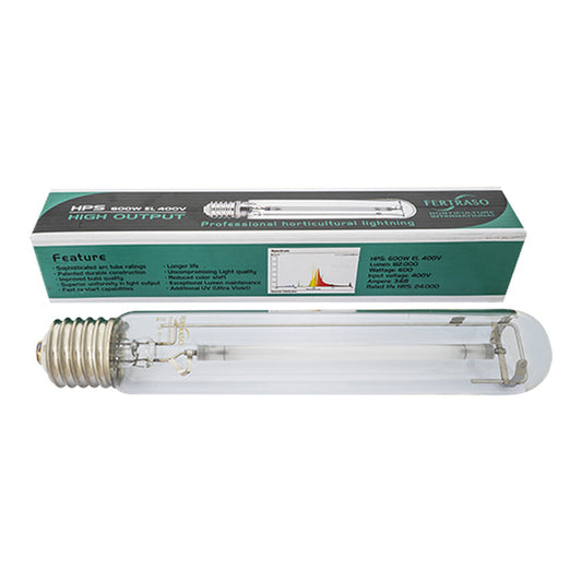 Fertraso Bombilla HPS, Bombilla de sodio 600W E40 y 1000W double ended
