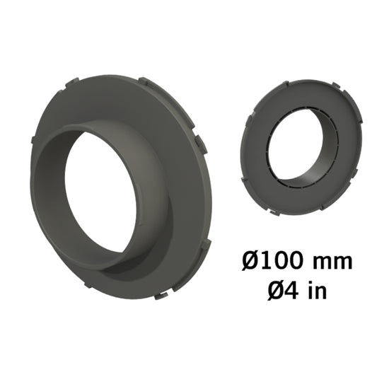 Conector Ducting Flange Secret Jardin 100 mm