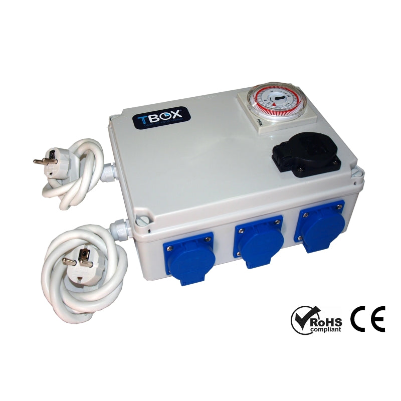 Tempobox multitoma 8 x 600 W con toma calentador