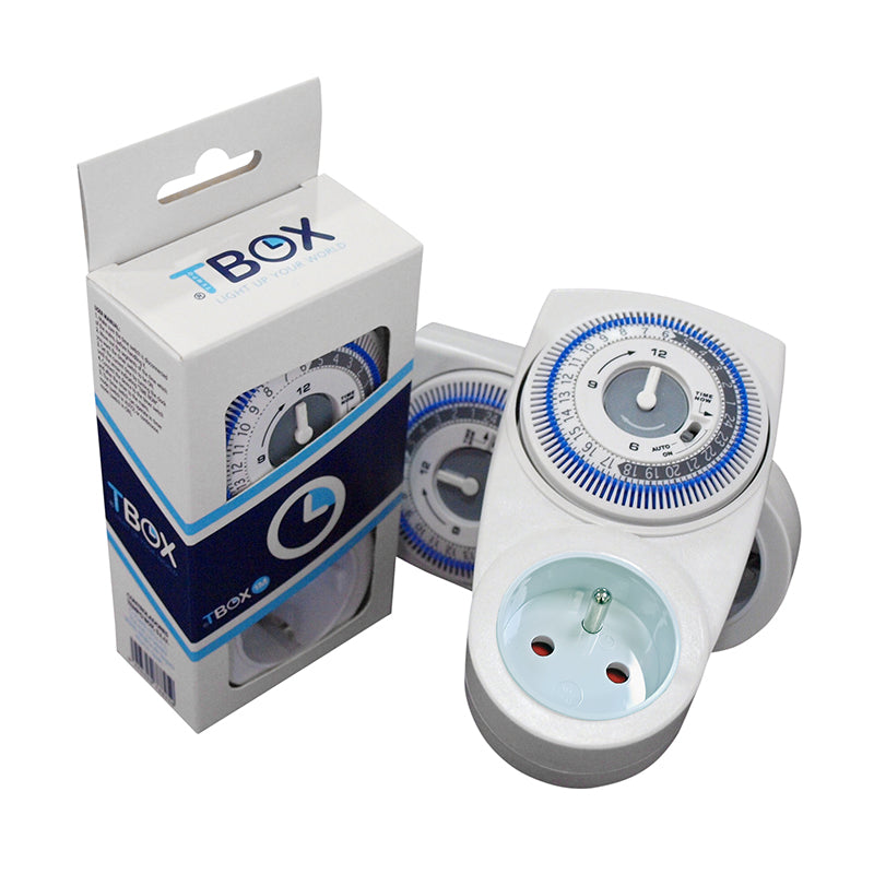 Tempobox TBOX 1M temporizador de ciclos con enchufe francés