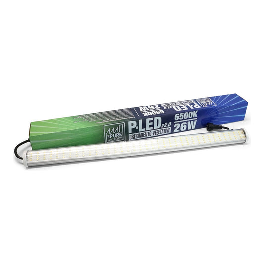 Pure Factory Barra P-LED V2.0, Barra LED de 26W y 42W en crecimiento 6500K y floración 2100K