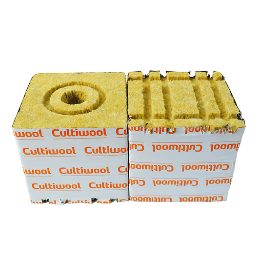 Rock wool block 75 x 75 x 65 mm CULTIWOOL (Copy) 