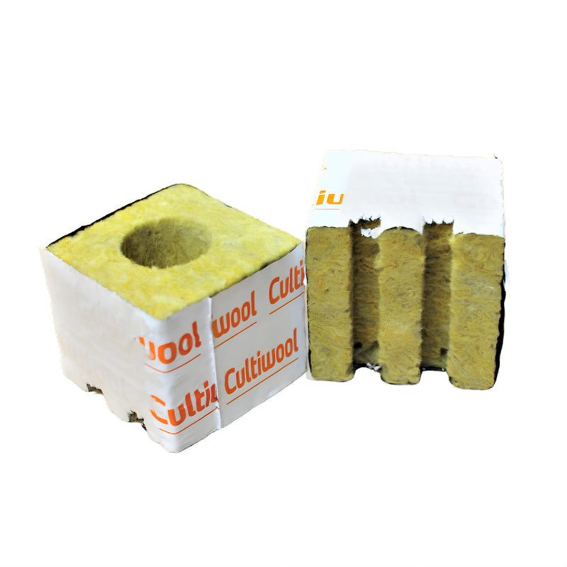 Rock wool plug 75x75x65mm CULTIWOOL - Substrate | Grow Industry