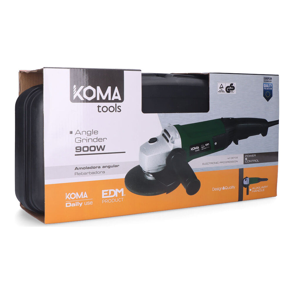 Koma Tools Amoladora Eléctrica 900W Ø125 mm, vista 2