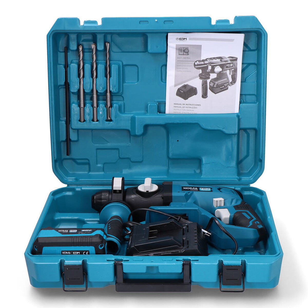 Kit mallette marteau 20 V avec batterie 4.0 et chargeur KOMA TOOLS - Vue 3 | Développer l’industrie