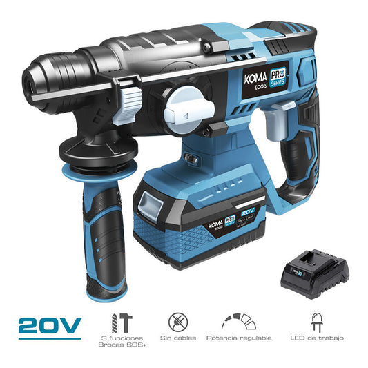 20V Hammer Hammer Briefcase Kit with 4.0 Battery and KOMA TOOLS Charger