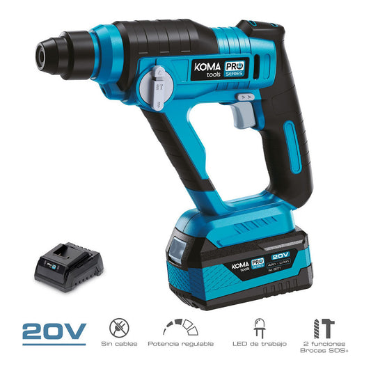 KOMA TOOLS 20V Cordless Drill Briefcase Kit with Battery and Charger - Tool | Grow Industry