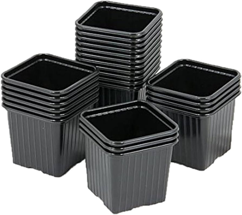 Black Thermoformed Pots