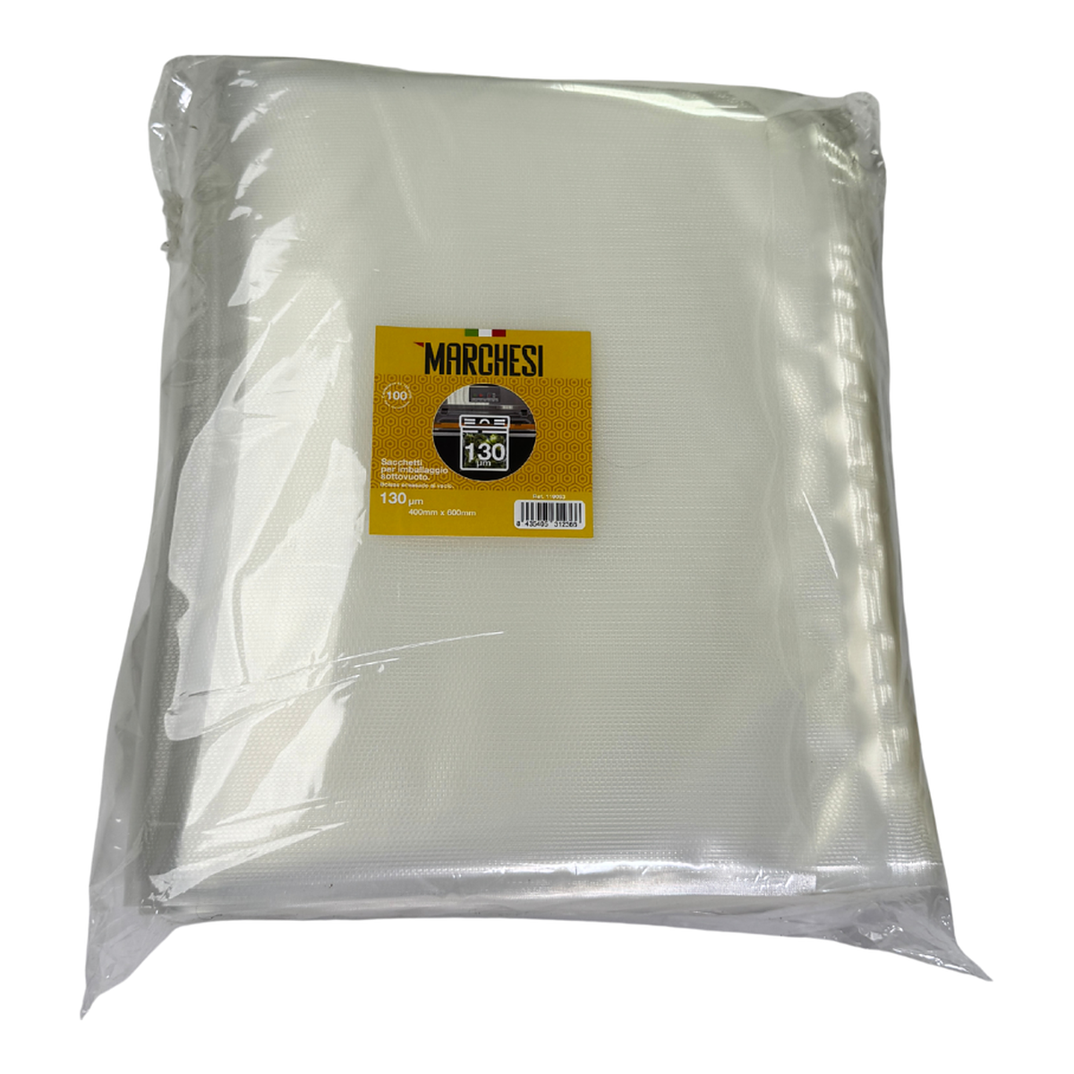 Bolsas de vacío gofradas Marchesi 400x600 mm de 130 micras