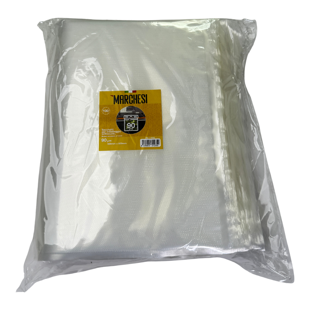 Bolsas de vacío gofradas Marchesi 400x600 mm de 90 micras