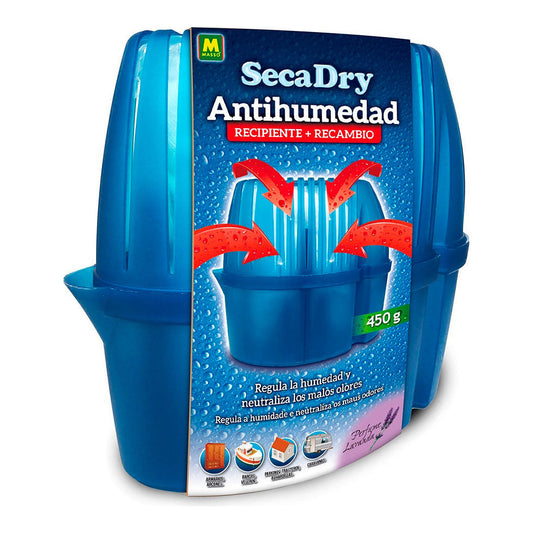 MASSO SecaDry Anti-Humedad, deshumidificador de cristales absorbentes para espacios pequeños