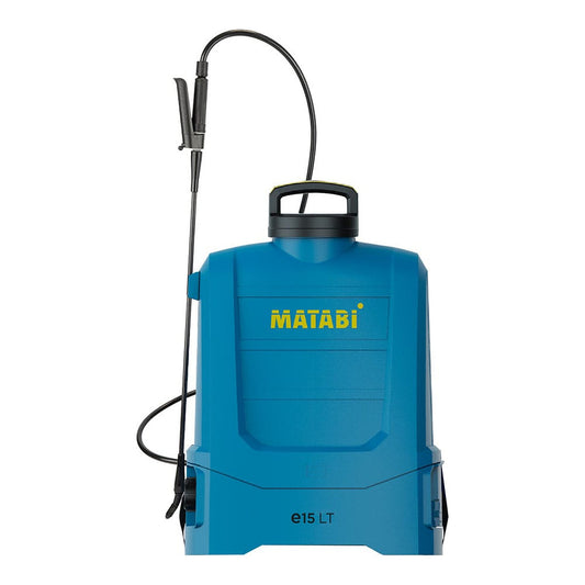 Matabi Pulverizador Eléctrico de Espalda 15L, Pulverizador a batería para tratamientos en cultivo