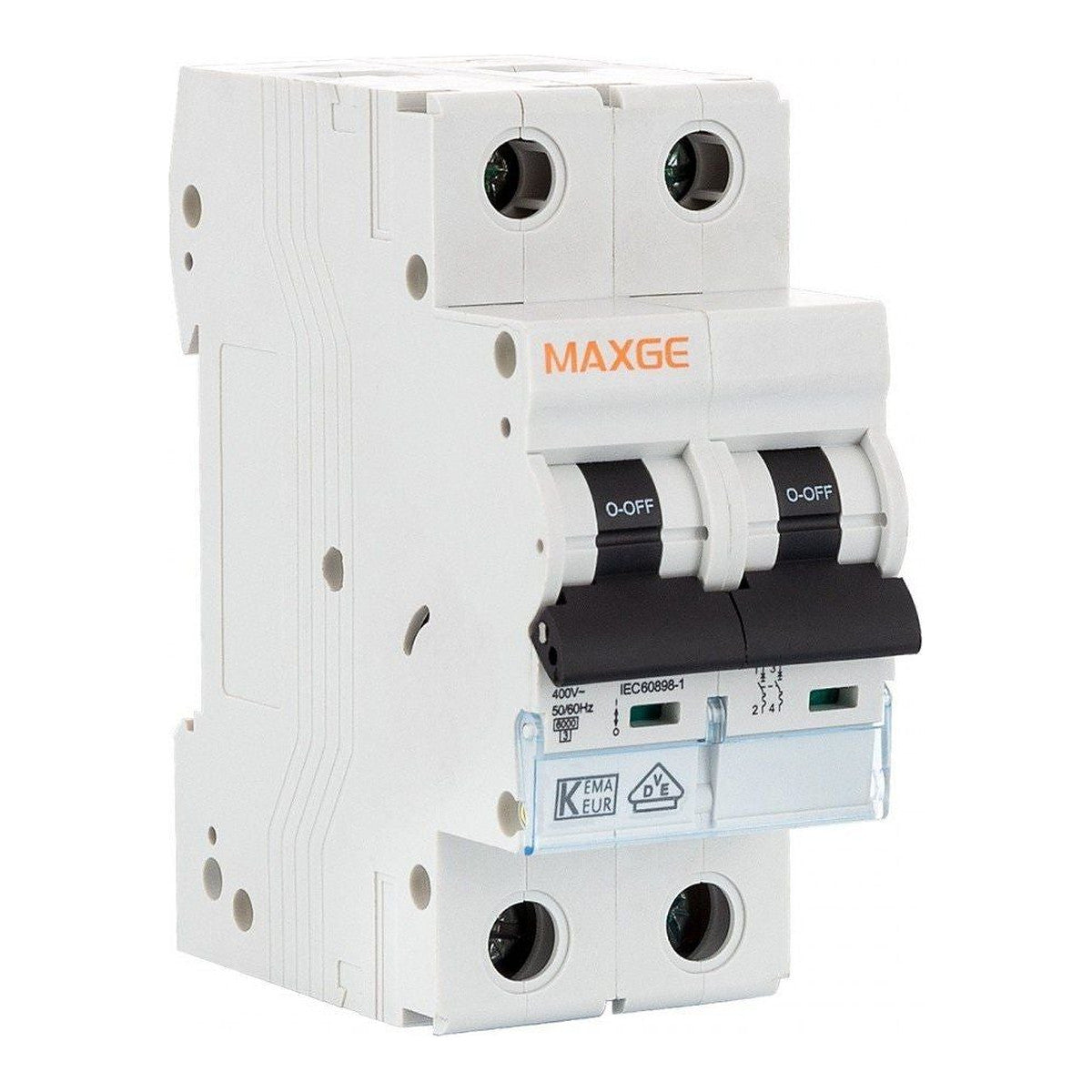 Magnetothermischer Schalter 1P+N 6kA Kurve C MAXGE Alpha+