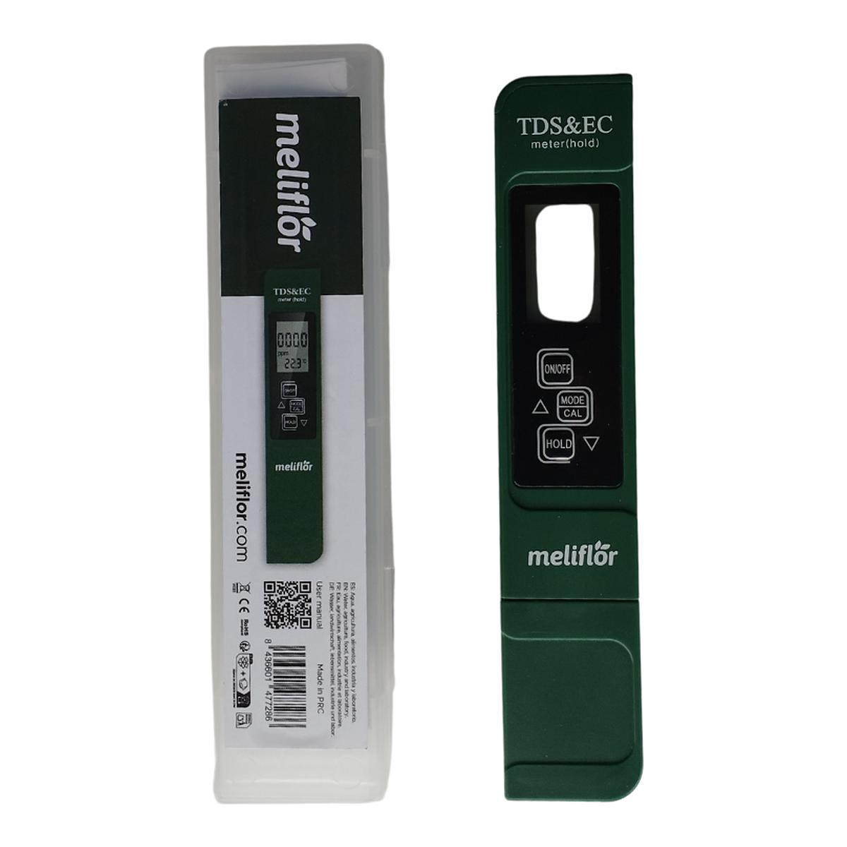 MELIFLOR Digital TDS/EC/TEM Meter - View 2 | Grow Industry