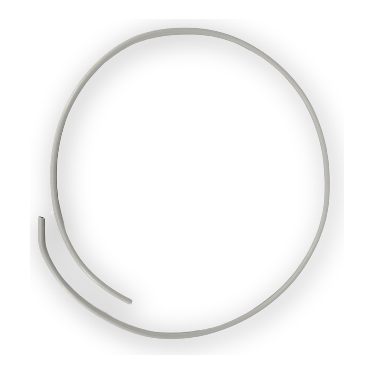 Microtubo blanco de 5x3 mm para riego por goteo