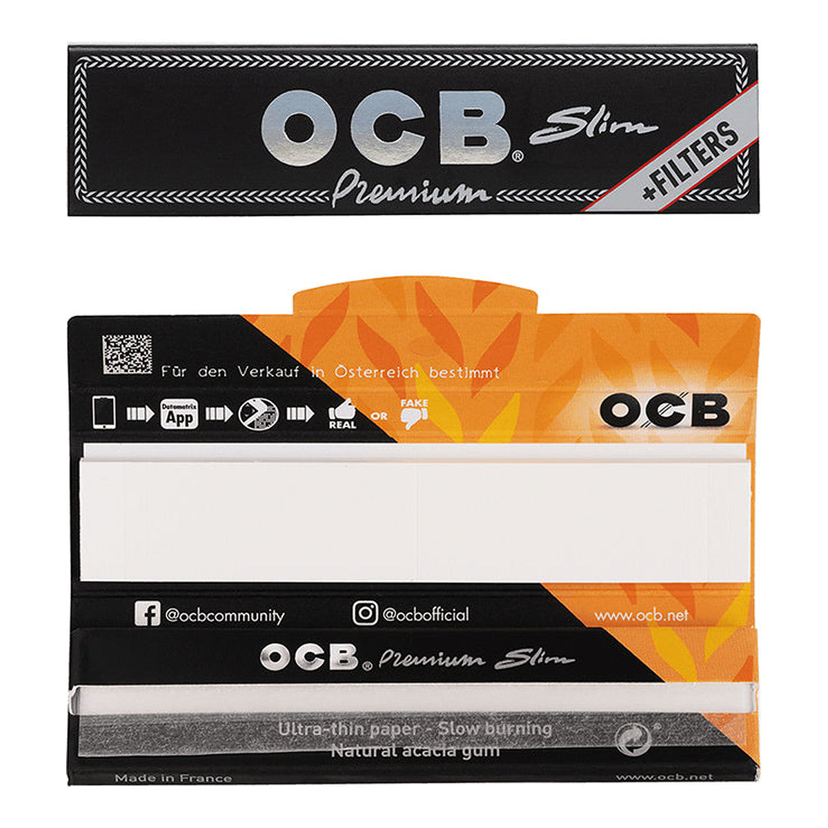 Papier à rouler Premium King Size + embouts OCB - Vue 2 | Développer l’industrie