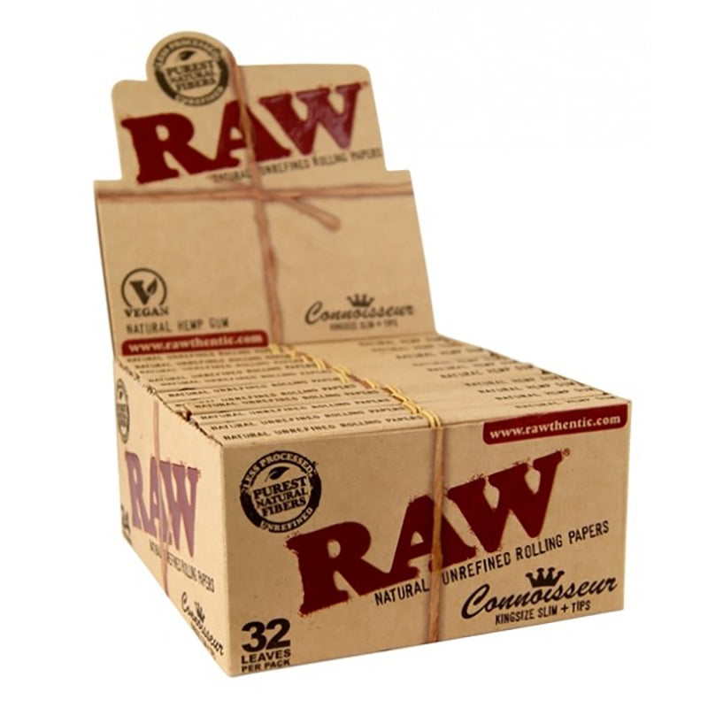 Raucherpapier Connoisseur King Size Slim RAW 