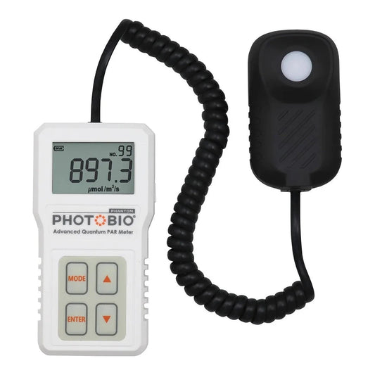 Phantom Medidor PPFD Photobio PAR Meter, Medidor PAR PPFD para medición de luz en cultivo