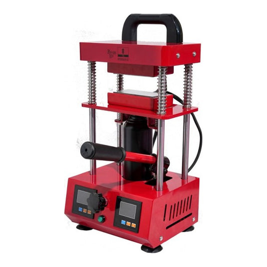 Poppins Lab Prensa Hidráulica 8 Ton, Prensa rosin Hidráulica placa 12x6cm para extracciones