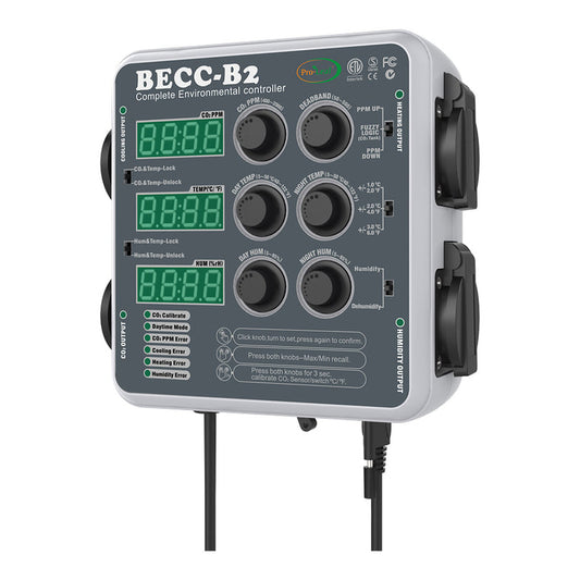 Pro Leaf Controlador Digital de Clima, Controlador programable de temperatura y humedad