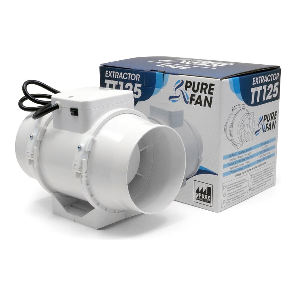 Pure Fan TT Extractor 2 Speeds PURE FACTORY - View 2 | Grow Industry