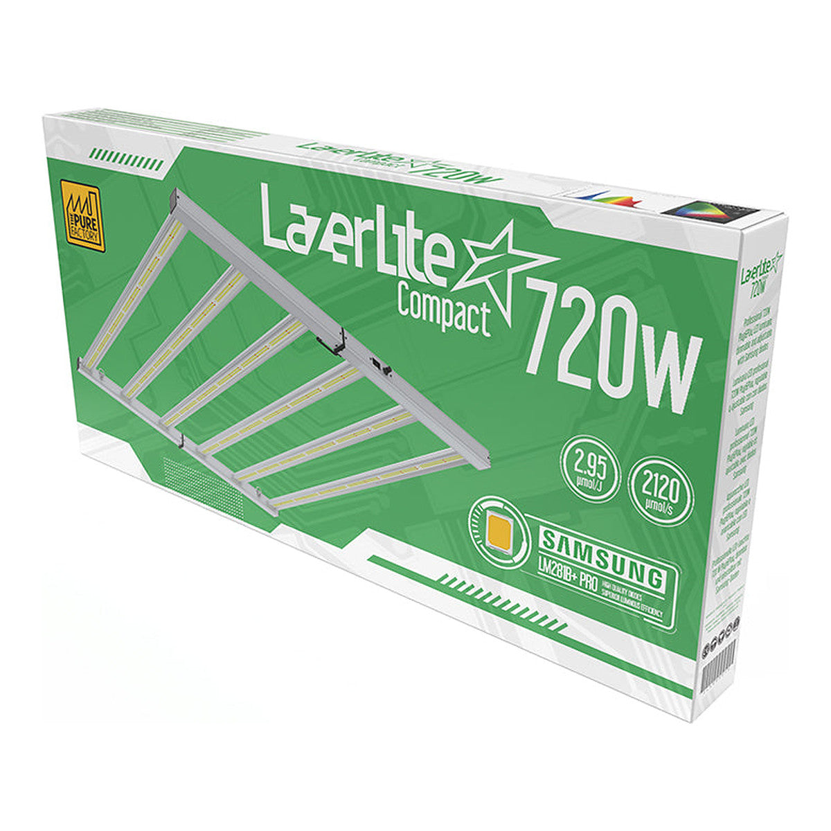 Lazerlite 2.95 Compact 720W PURE FACTORY LED Luminaire - Vista 6 | Grow Industry