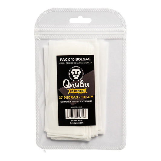 Rosin Press Bag 37 Microns (11 X 5 CM) (10 units) QNUBU - Rosin Press | Grow Industry