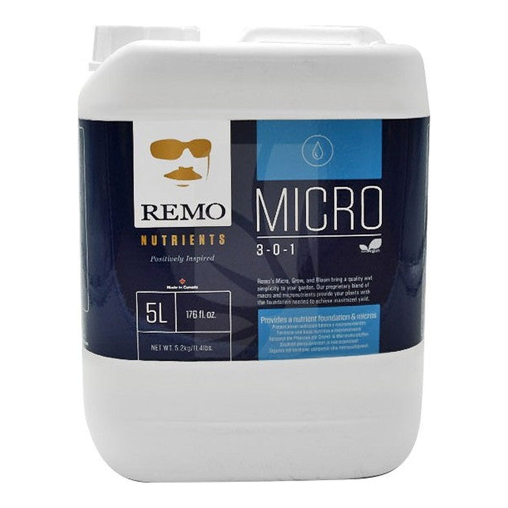 Remo Micro, fertilizante base de micronutrientes para cultivo en interior