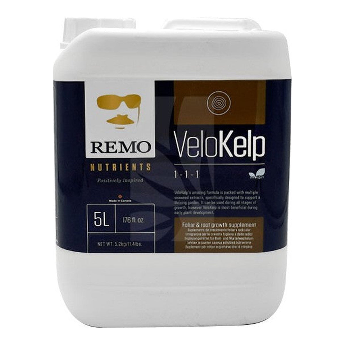 Remo Velokelp, bioestimulante de algas para cultivo en interior