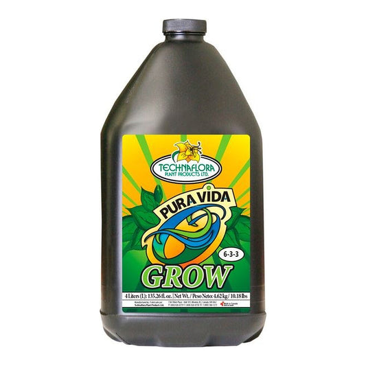Technaflora Pura Vida Grow, fertilizante orgánico para crecimiento en cultivo