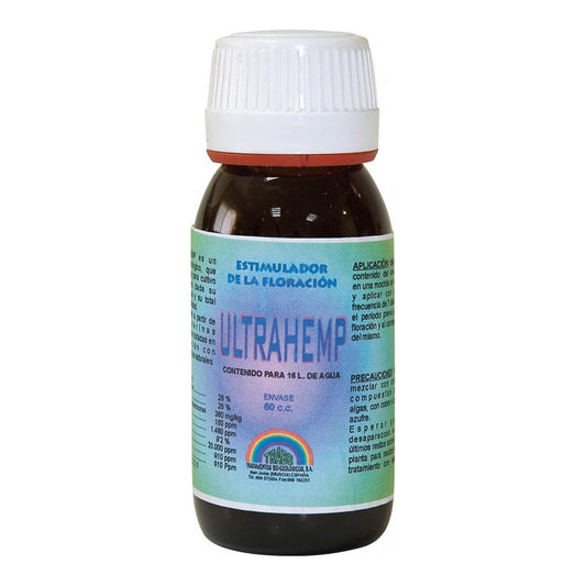 Trabe Ultrahemp 60 ml, estimulador orgánico de floración en formato concentrado
