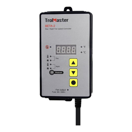 Trolmaster BETA-2 Control Digital de Velocidad Día y Noche, controlador de ventiladores