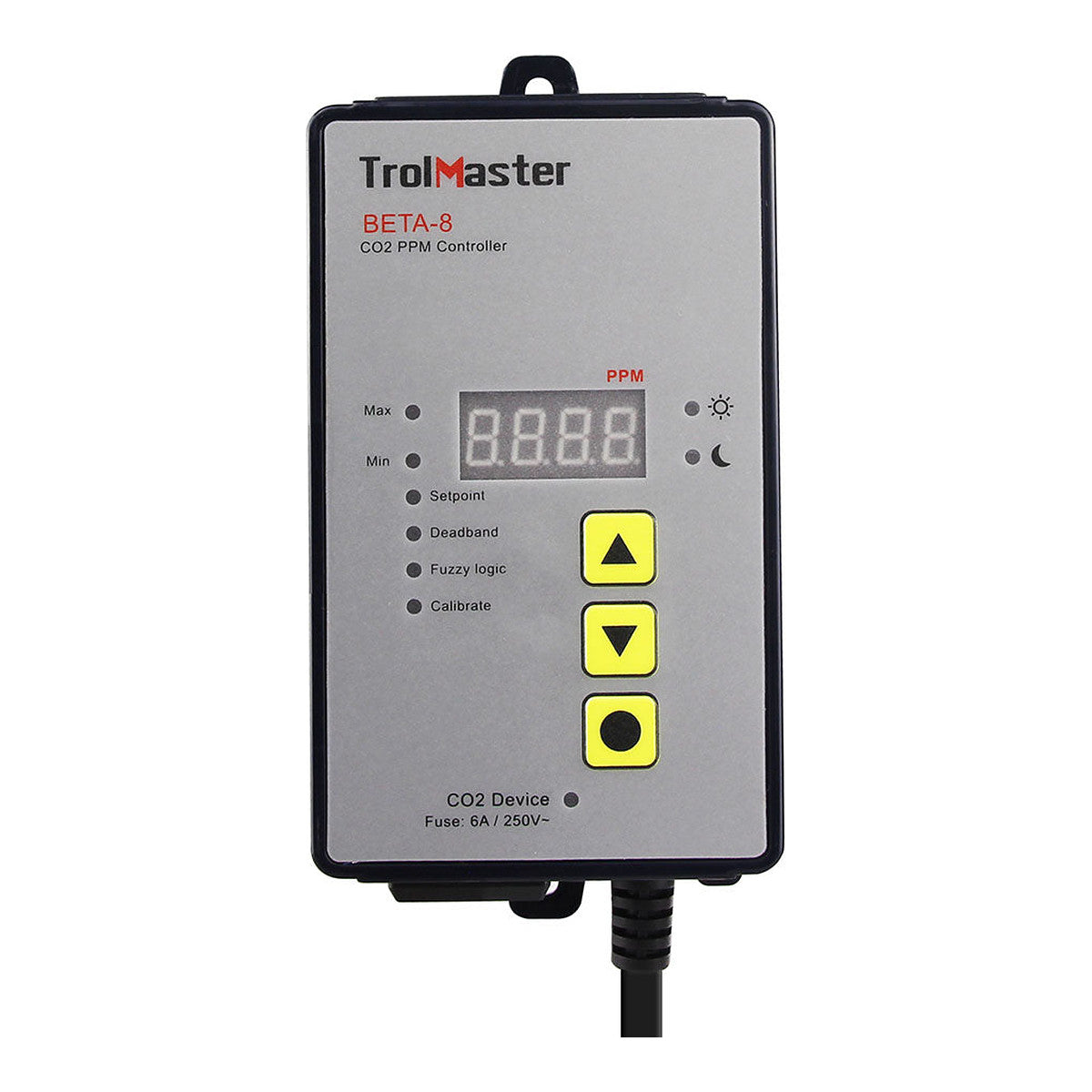 Trolmaster BETA-8 Controlador de CO2, sensor NDIR remoto 400-2000 ppm con fotocélula integrada