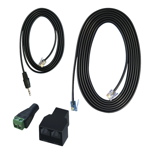 Trolmaster ECS-2 Cable de Interconexión RJ12 a 3.5mm, Cable de señal para luminarias en cultivo