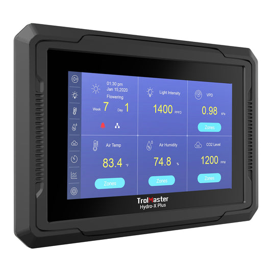 Trolmaster HCS-3 Hydro-X Plus con Sensor 4 en 1, controlador ambiental para cultivo en interior