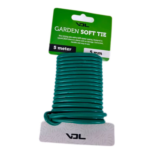 VDL Cable de Entutorar Verde 5m, Cable para tutorear y guiar plantas en cultivo en interior