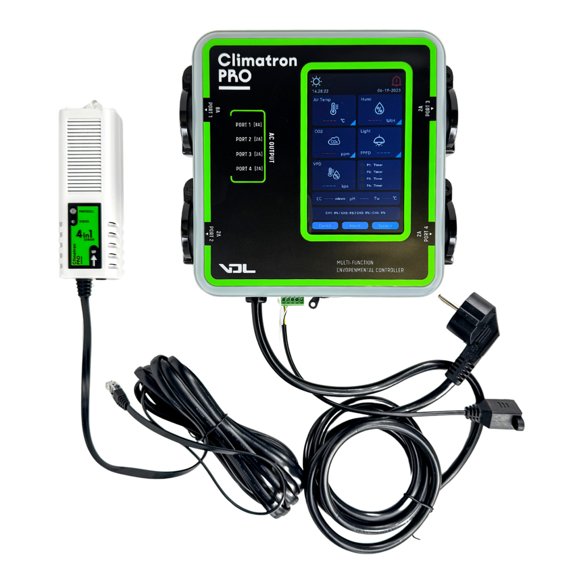 VDL Climatron Pro controlador de clima multifunción con pantalla de 5 pulgadas