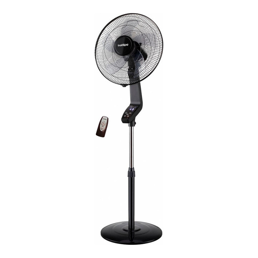 Ventilador de Pie BASTILIPO Coín Black Negro 50W