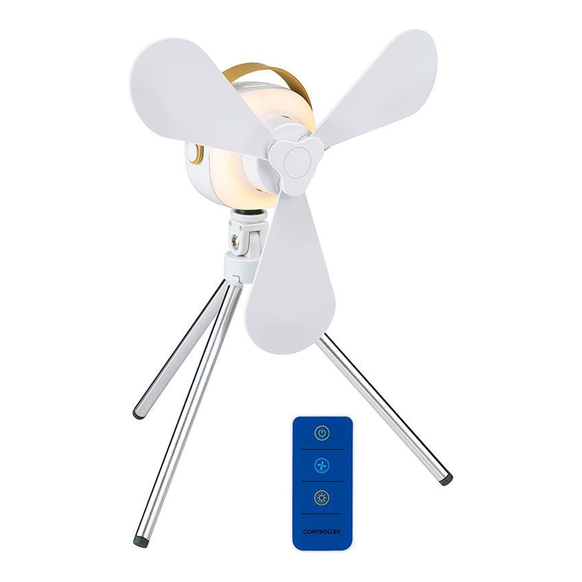 Ventilador de Sobremesa LIFETIME AIR Recargable con Mando, 4 Velocidades