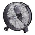 Ventilador Industrial de Suelo EDM con Ruedas Negro 180W