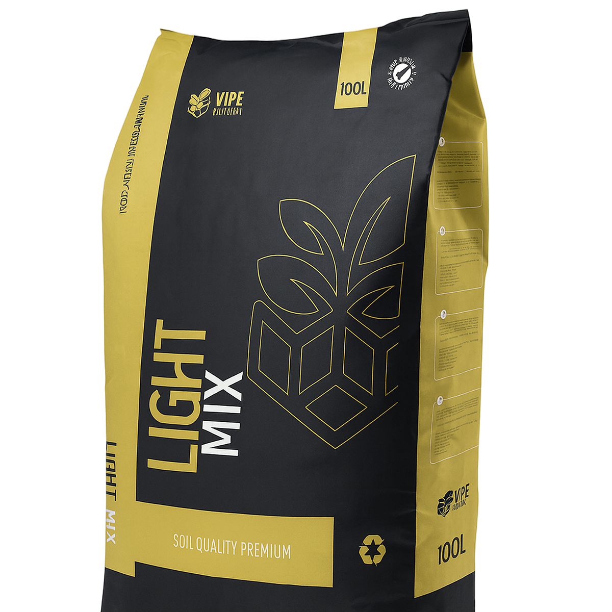 VIPE Light Mix 100L, sustrato ligero para cultivo en interior