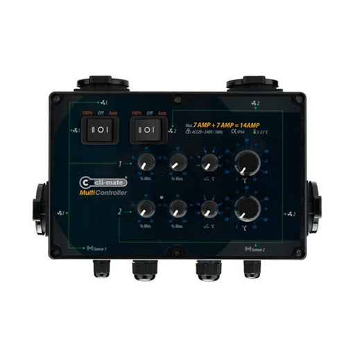 Cli-Mate Multi-Controller 2x16A - GROW 1NDUSTRY